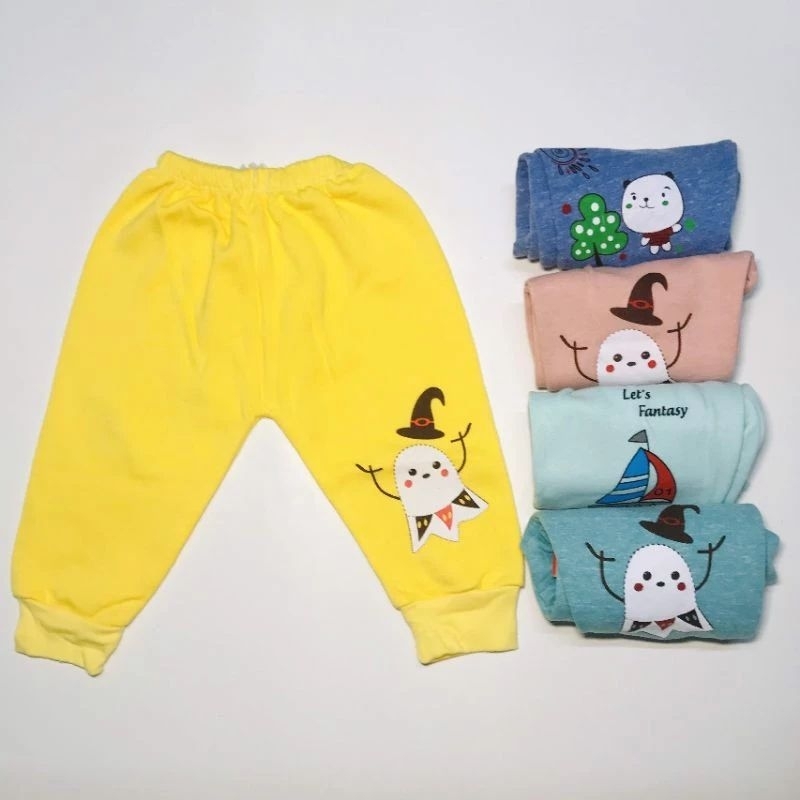 10 Quần Dài Nỉ Bông Sơ Sinh Cho Bé Trai Bé Gái 3-11KG HĐ