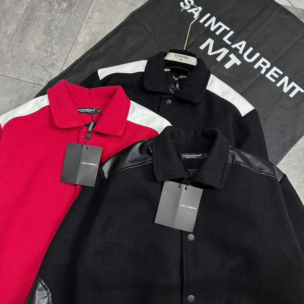 Bomber Vasity Đê Gờ Mix Họa Tiết Da Lộn 3 Màu HOTTREND 2023