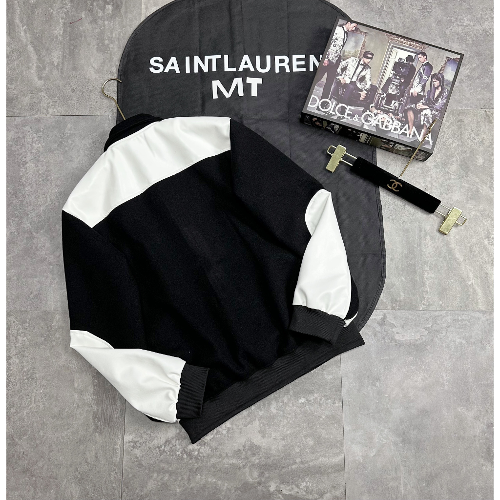 Bomber Vasity Đê Gờ Mix Họa Tiết Da Lộn 3 Màu HOTTREND 2023