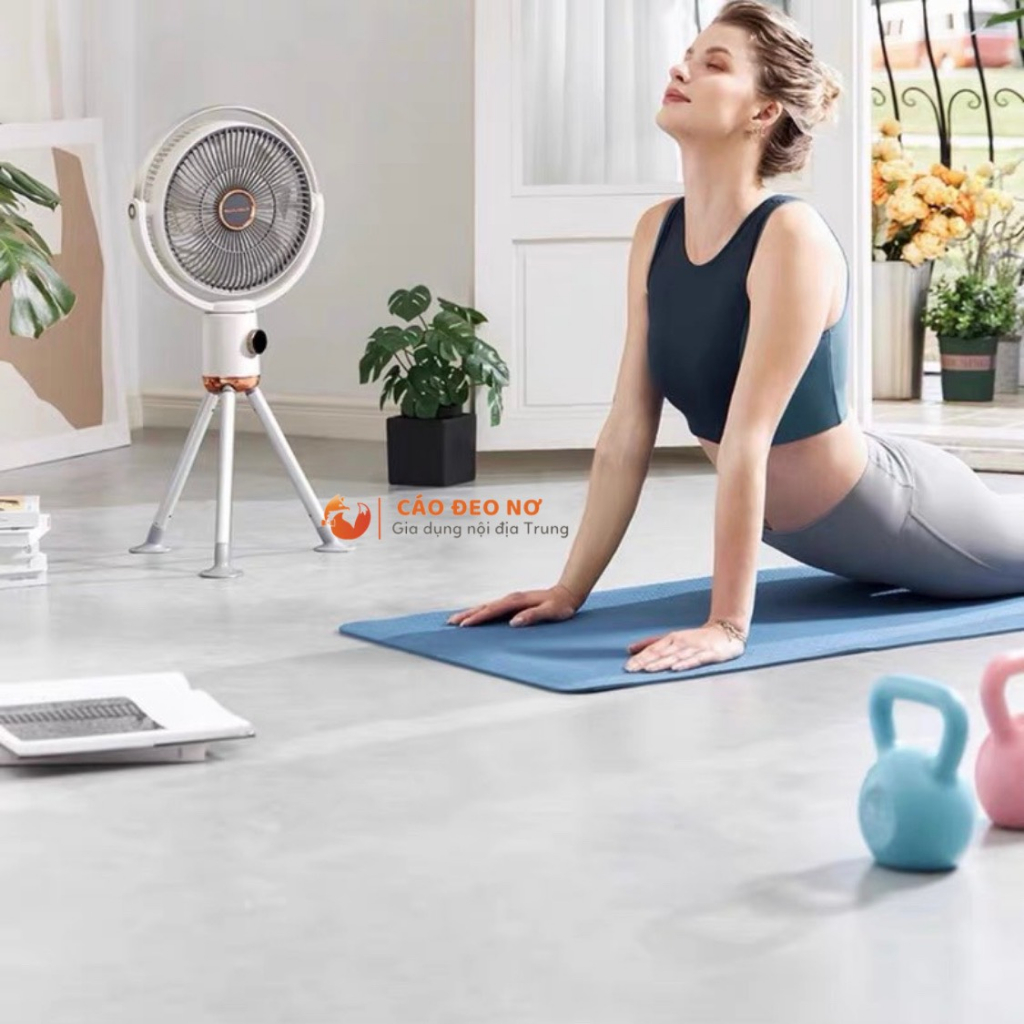 - Quạt Không Dây, Quạt Tích Điện MORPHY RICHARDS MR3700 Pin 2500mAh - Cáo Đeo Nơ