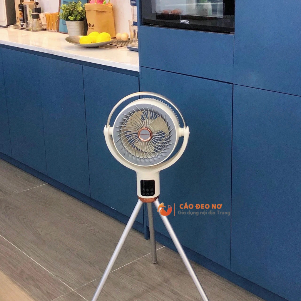 - Quạt Không Dây, Quạt Tích Điện MORPHY RICHARDS MR3700 Pin 2500mAh - Cáo Đeo Nơ