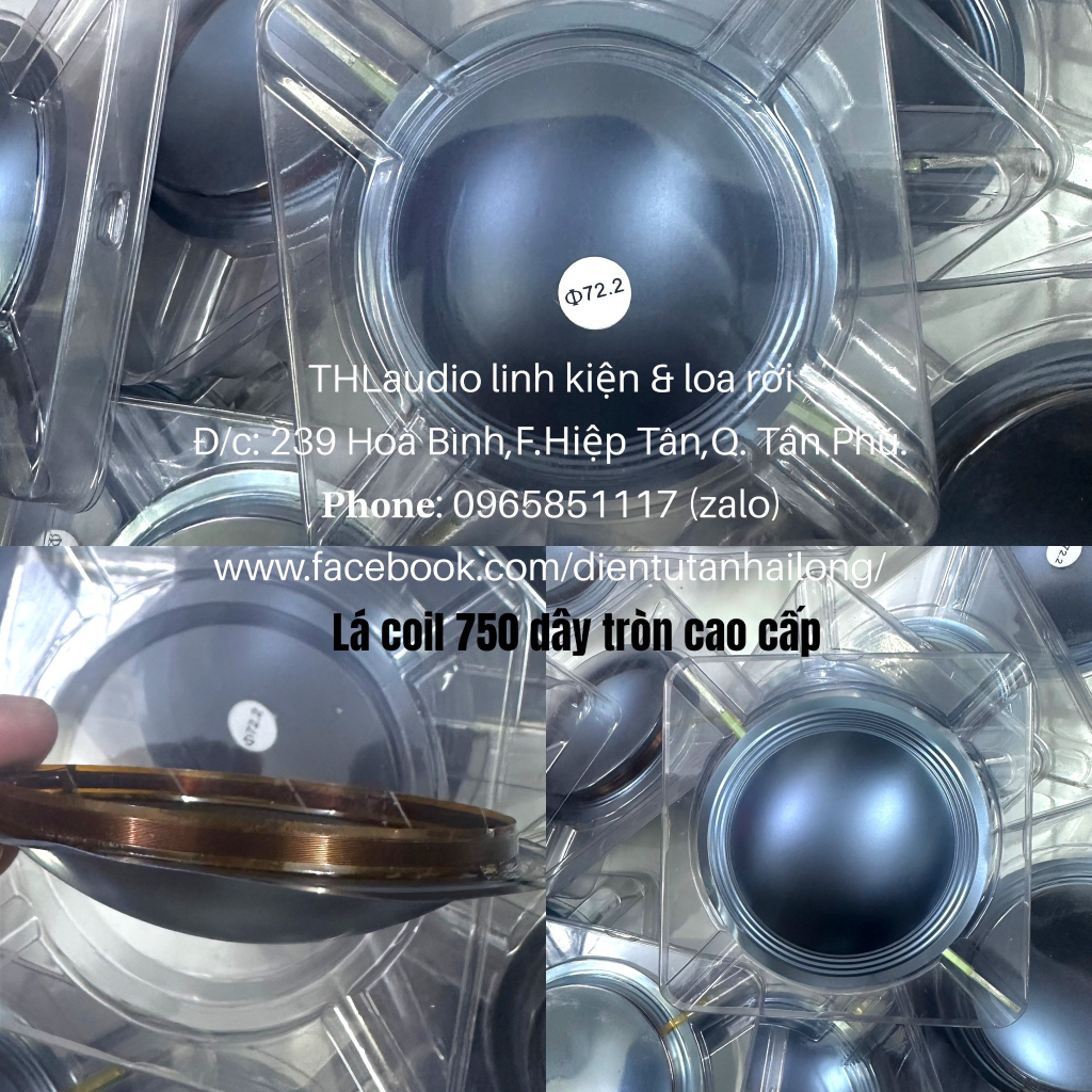 Lá coil Loa Treble 750