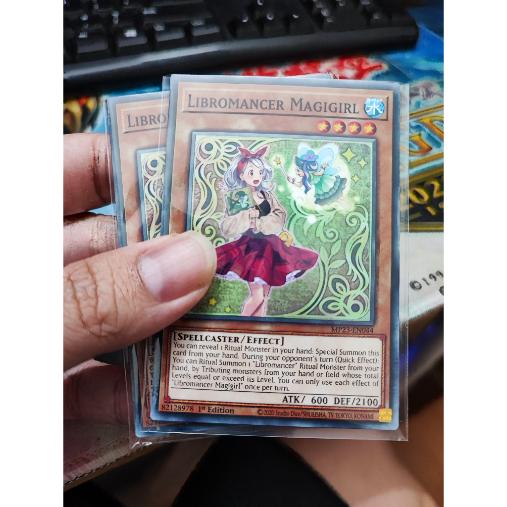 1 lá thẻ bài Libromancer Magigirl - MP23-EN044 - Common 1st Edition