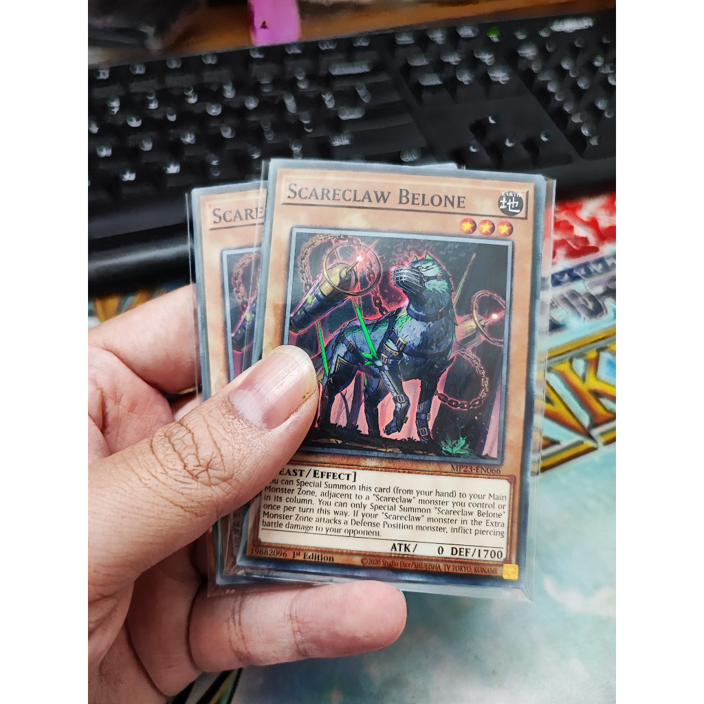 1 lá thẻ bài Scareclaw Belone - MP23-EN066 - Common 1st Edition