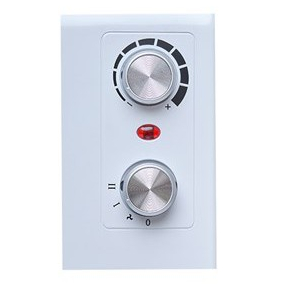 Quạt sưởi phòng tắm đối lưu Sunhouse SHD3816W công suất 1850W + tặng dao làm bếp màu đen