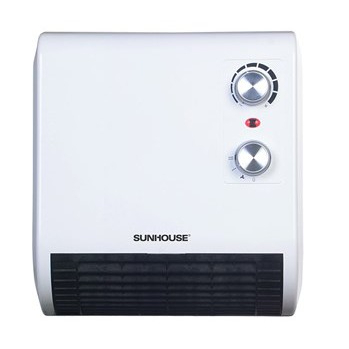 Quạt sưởi phòng tắm đối lưu Sunhouse SHD3816W công suất 1850W + tặng dao làm bếp màu đen