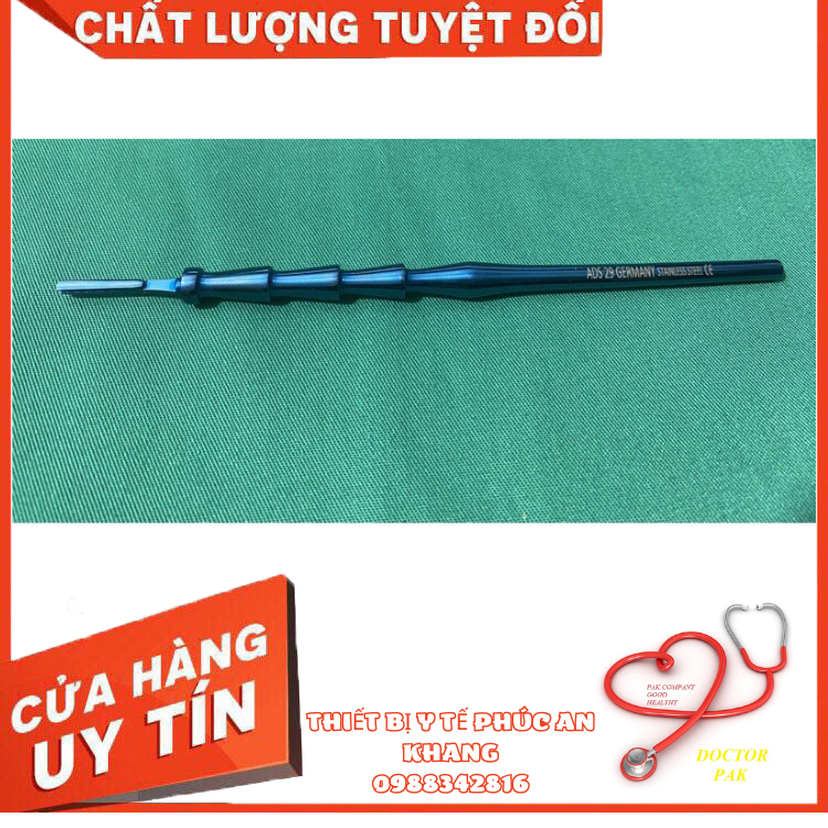 Cán dao mỗ tròn siêu cấp VIP xanh