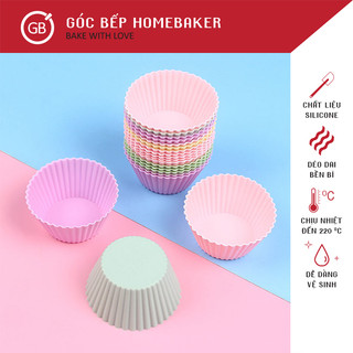 Khuôn Silicone Tròn – Khuôn Nướng – Dụng Cụ Làm Bánh – GBSM001