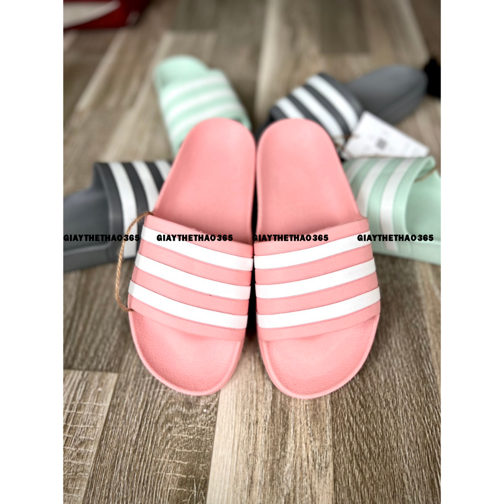 Dép nam quai ngang đúc nguyên khối 3 sọc nam nữ,dép đúc chống trơn trượt ful box-store genz