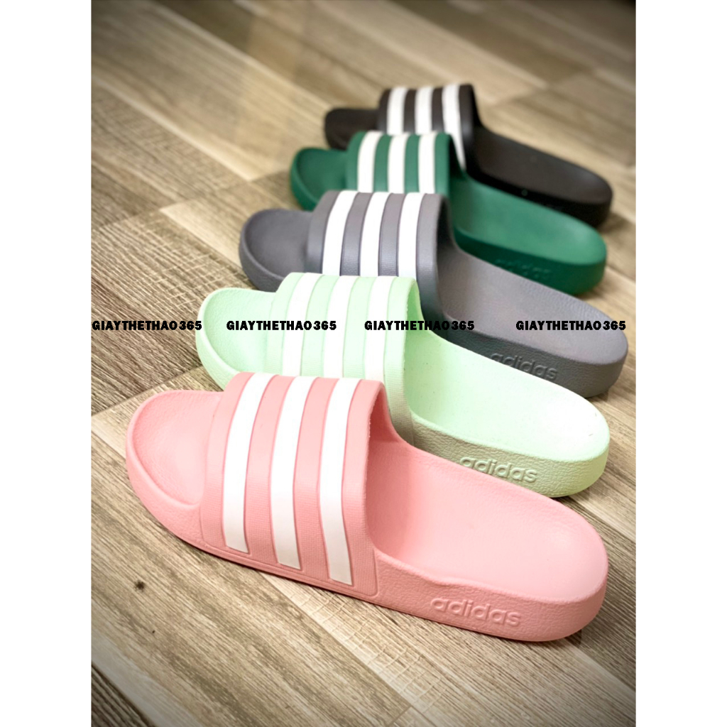 Dép nam quai ngang đúc nguyên khối 3 sọc nam nữ,dép đúc chống trơn trượt ful box-store genz