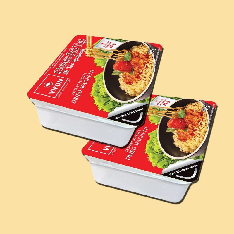 Combo 5 khay mì Vifon Mì tương đen/ Bò xào sa tế/ Mì xào hải sản/ Mì xào Spaghetti/ Mì trộn pad Thái/ Tôm chua cay thái