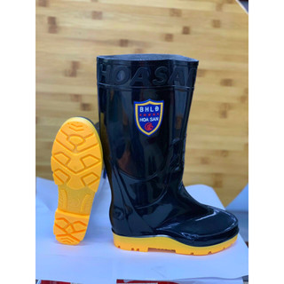  Ủng bảo hộ lao động Hoa San cho nam mã 022 size 39-43 ủng lao động đế cứng 