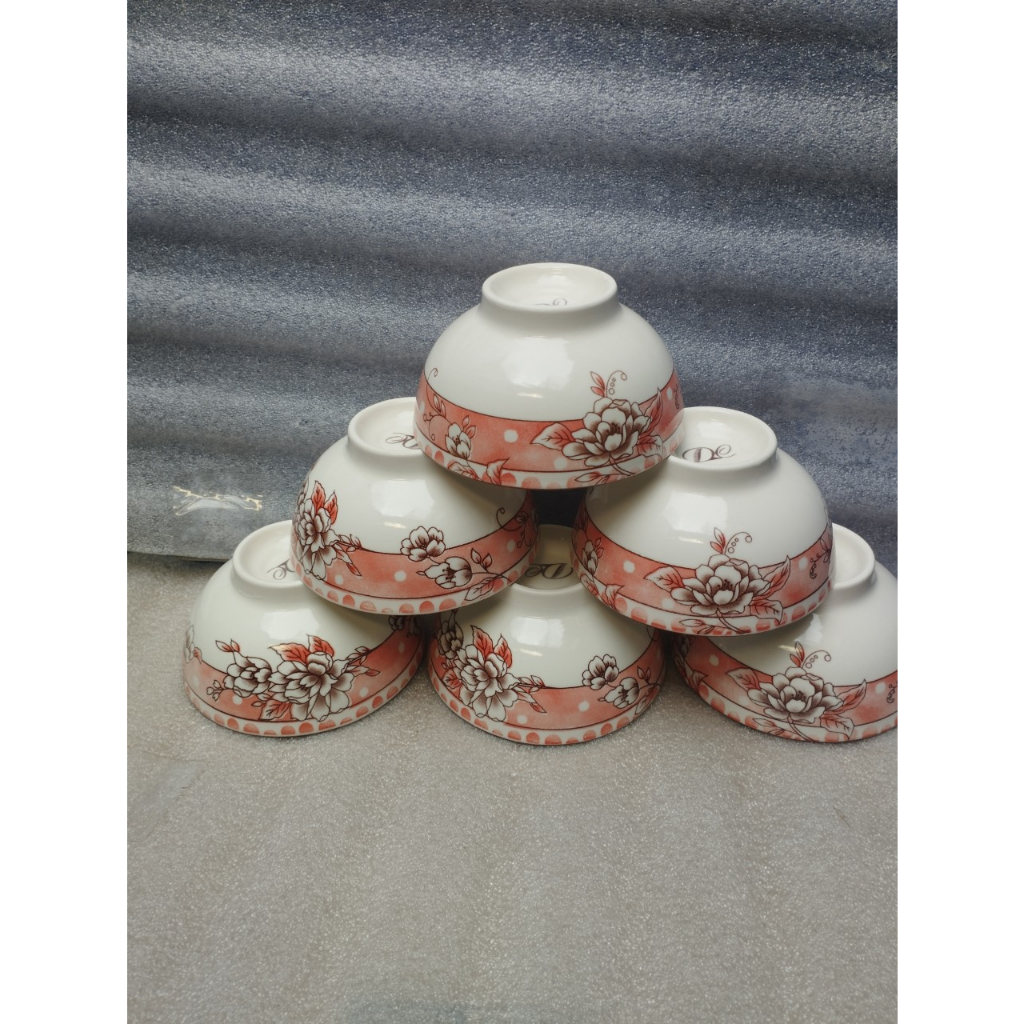 Combo 10 chén ăn cơm sứ cầu vồng 11 cm