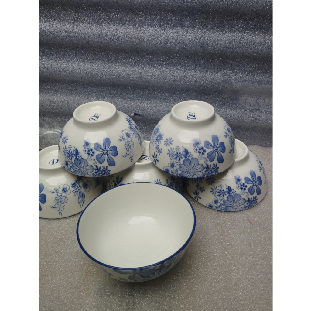 Combo 10 chén ăn cơm sứ cầu vồng 11 cm