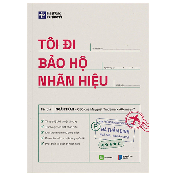 Sách - Tôi Đi Bảo Hộ Nhãn Hiệu (Rio)