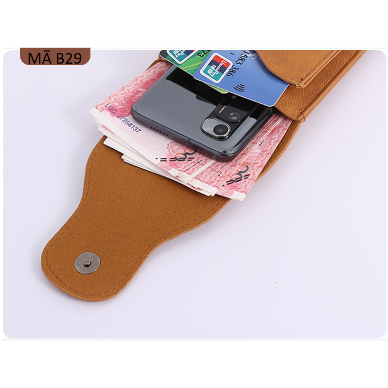 Bao da điện thoại đeo thắt lưng Mã B29B