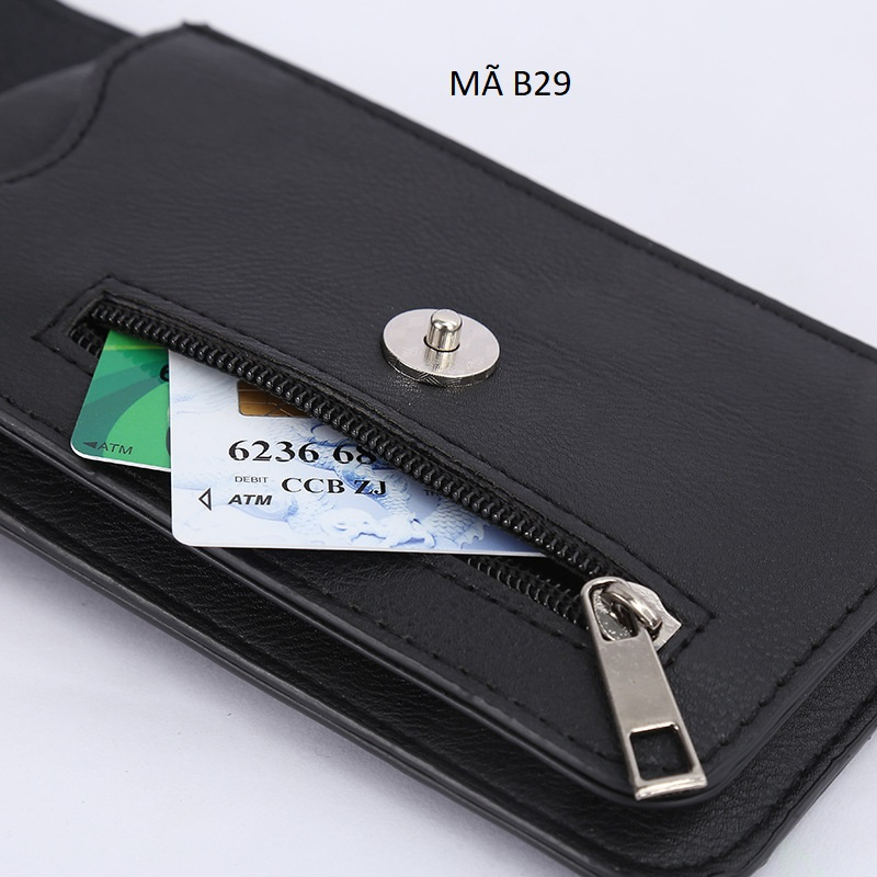 Bao da điện thoại đeo thắt lưng Mã B29B