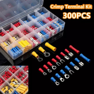 Hộp đầu cos tổng hợp 300 cái đầu cos đủ loại