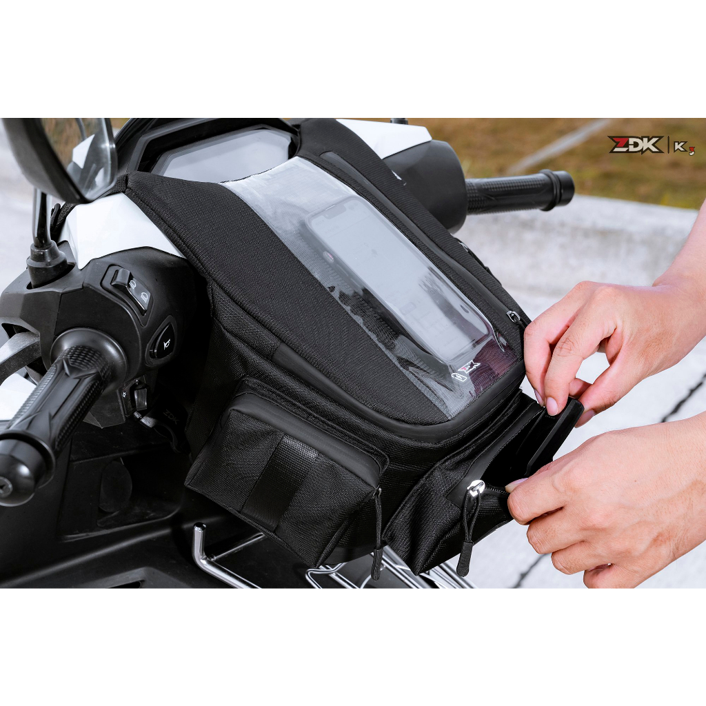 Túi treo xe máy ZDK3 để điện thoại vật dụng cá nhân siêu rộng rãi chính hãng