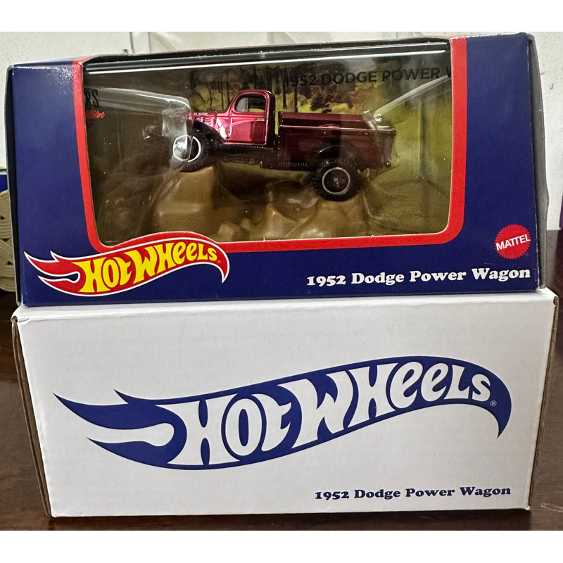 Xe mô hình Hot Wheels RLC 1952 Dodge Power Wagon Red