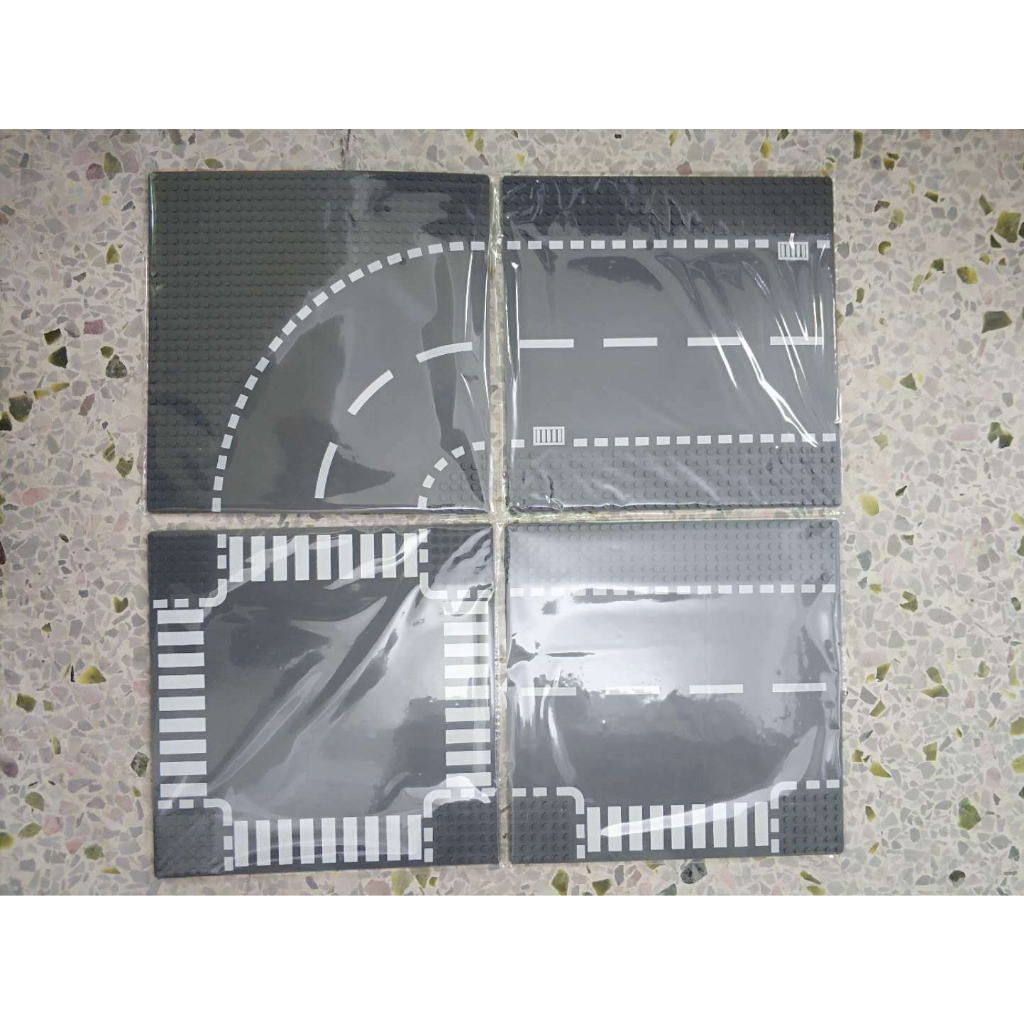 Đế lắp ghép cho đồ chơi xếp hình nhà hàng mini tạo bối cảnh đường trong thành phố