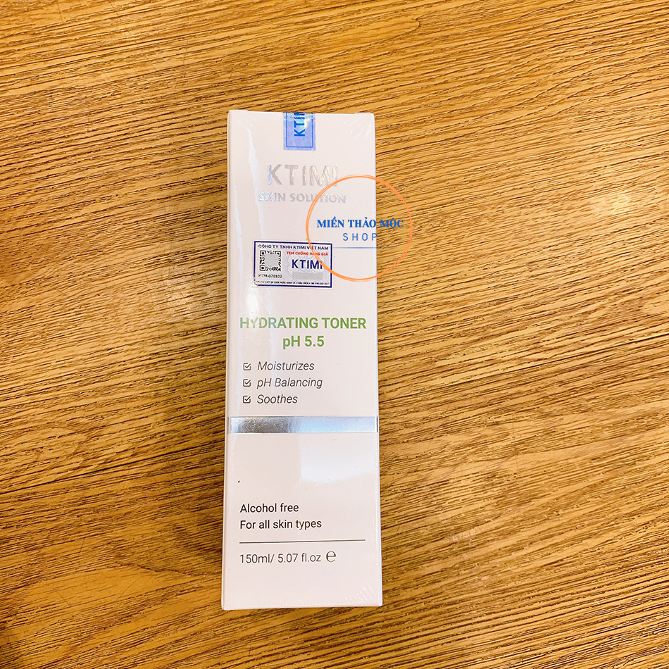 Nước hoa hồng Hydrating Toner KTIMI làm dịu và cân bằng độ pH cho da – Miền Thảo Mộc Shop