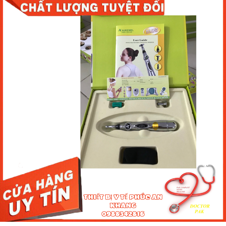 BÚT CHÂM CỨU TRỊ LIỆU KHÔNG KIM CHÍNH HÃNG AUKEWEL