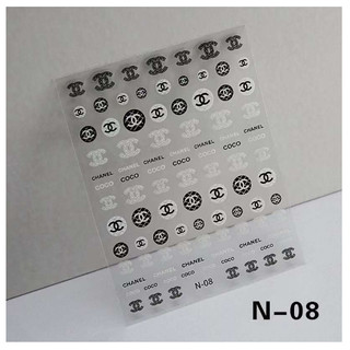 Sticker thương hiệu dán móng ,trang trí nail mã mới