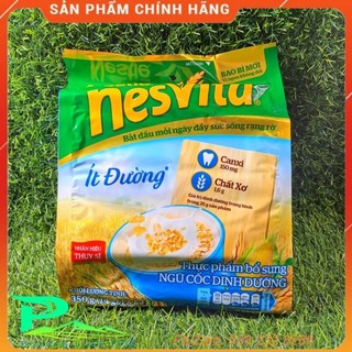 Ngũ cốc dinh dưỡng ÍT ĐƯỜNG NesVit - 350g(14 gói)