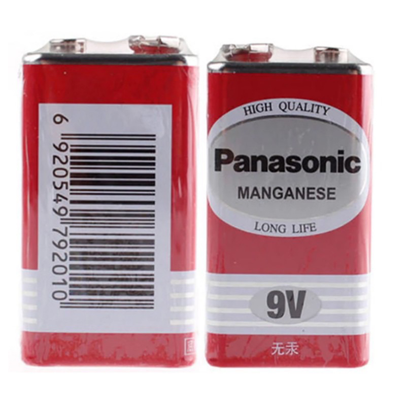 Pin vuông 9V PANASONIC cho Mucrophone , ghi ta điện