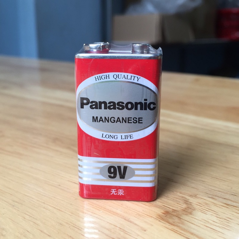 Pin vuông 9V PANASONIC cho Mucrophone , ghi ta điện