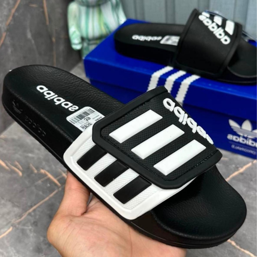 Dép nam, Dép  adidas  chất liệu cao su non đi êm chân kiểu dáng thể thao bền bỉ mẫu mới 2023 - ken.shop2023