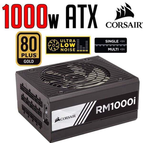 Nguồn máy tính Corsair RM1000x - 80 Plus Gold