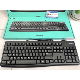 Bàn phím máy tính logitech chống nước, phím êm full size - chính hãng logitech