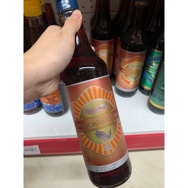 Nước mắm hạnh phúc 40 độ đạm 500ml