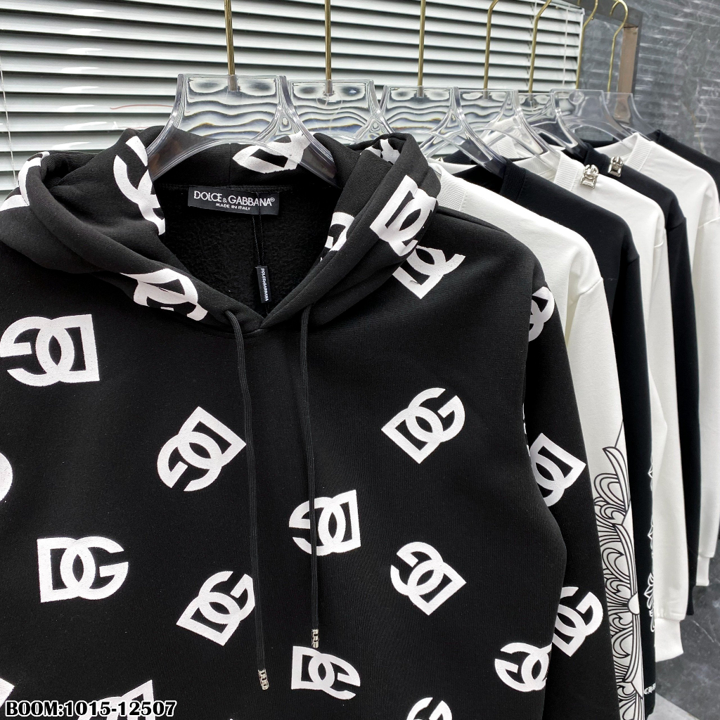 🔥Hot🔥Áo hoodie DG họa tiết logo thiết kế hot trend Nam nữ New 2023