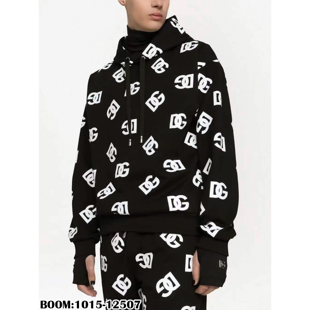 🔥Hot🔥Áo hoodie DG họa tiết logo thiết kế hot trend Nam nữ New 2023