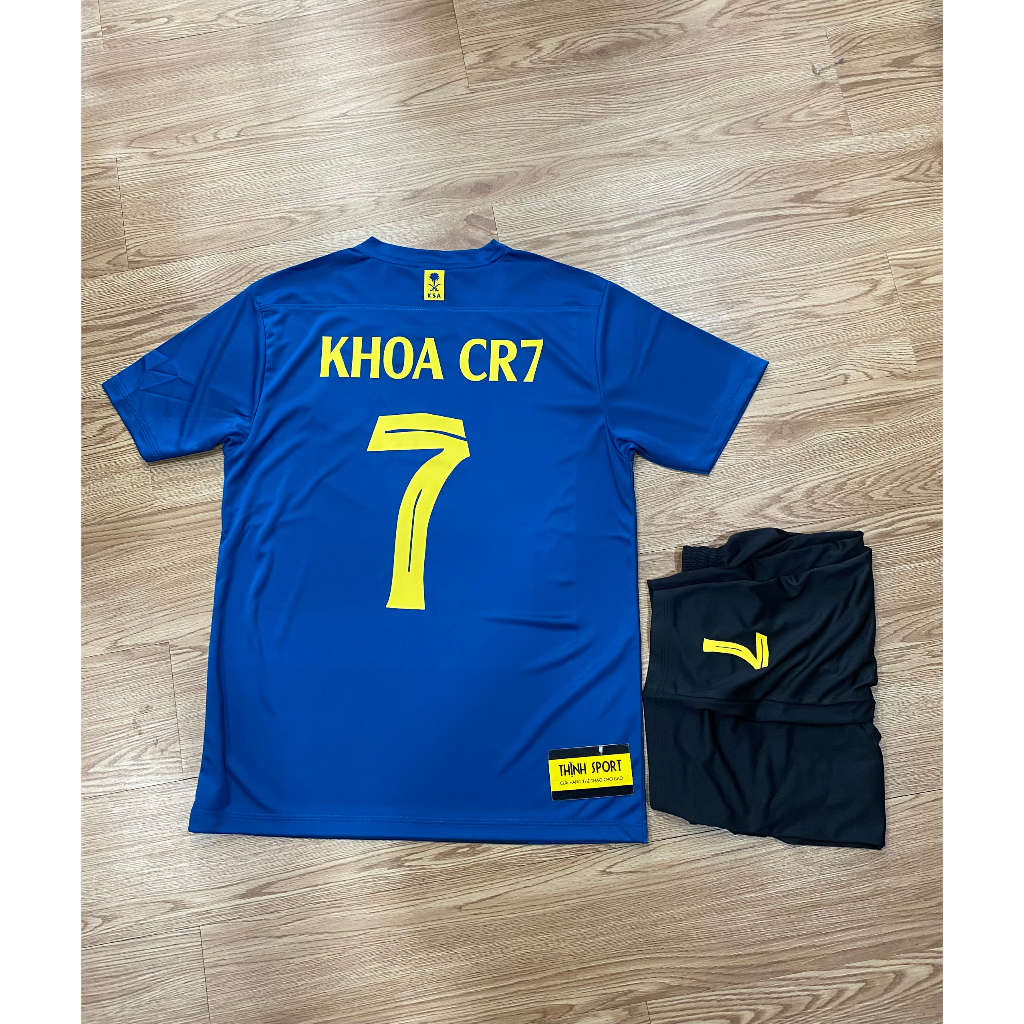 Quần áo bóng đá Al Nassr, Ronaldo, quần áo bóng đá in tên số theo yêu cầu