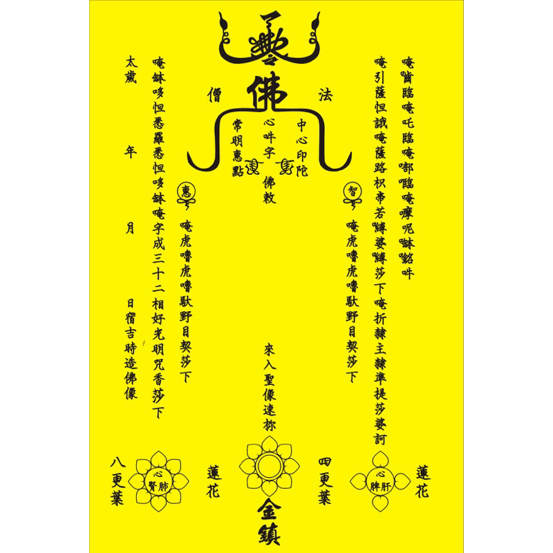 cốt yểm tâm tượng linh thiêng