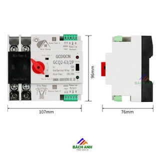 ATS - Chuyển nguồn tự động(2P, 3P-63A)
