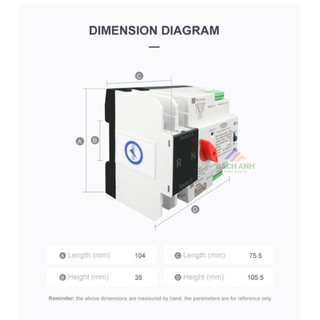 ATS - Chuyển nguồn tự động(2P, 3P-63A)