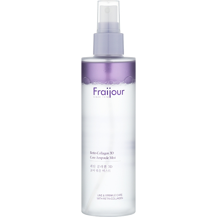 Xịt khoáng cho da mặt với collagen và retinol Fraijour Retin-Collagen 3D Core Ampoule Mist