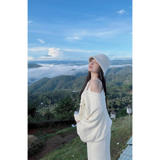 Mũ len lông thỏ siêu xinh