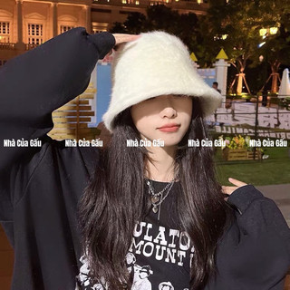 Mũ len lông thỏ siêu xinh
