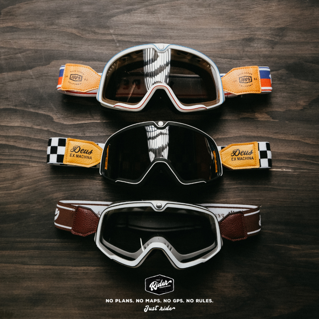 Kính Dây Goggles Bảo Hộ Dành Cho Nón Bảo Hiểm - Phong Cách Vintage,Retro