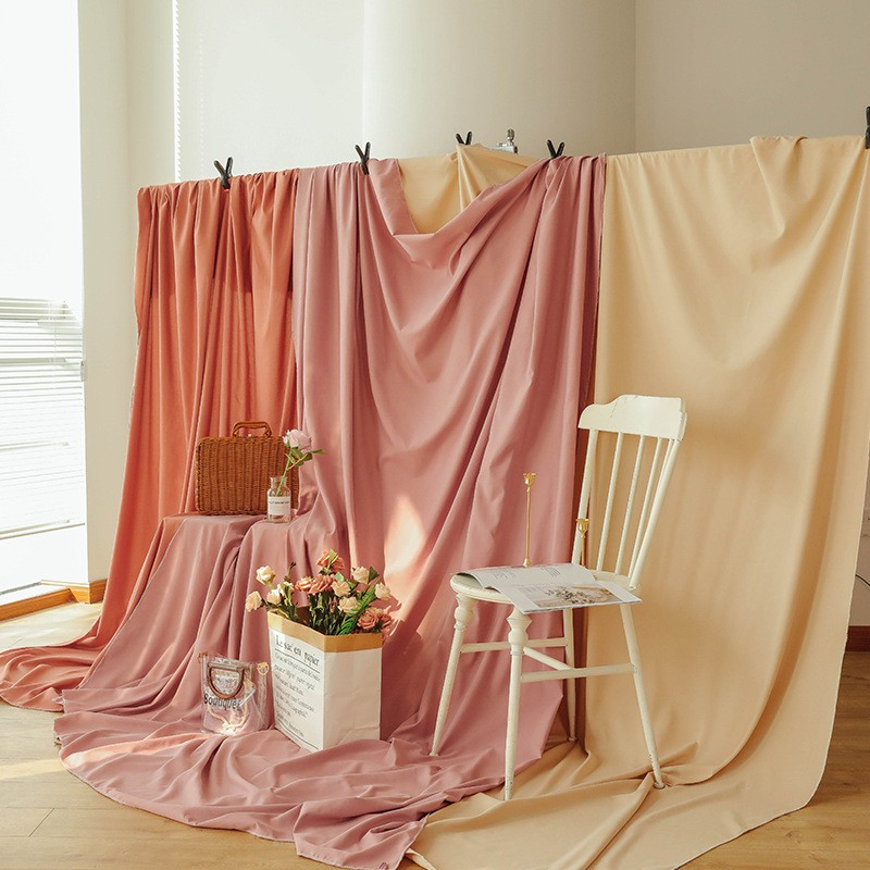 Vải lụa habutai may lớp lót cho trang phục, may rèm, phông nền chụp ảnh, decor góc chup, lookbook, phông livestream