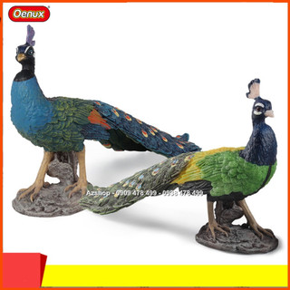 Mô Hình Chim Công Dài 25cm Sang Trọng - Trang Trí, Sưu Tầm