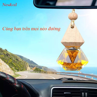 Tinh dầu treo xe ô tô thiên nhiên nguyên chất hương sả java sả chanh quế bạc hà tràm Nesfarm TDT