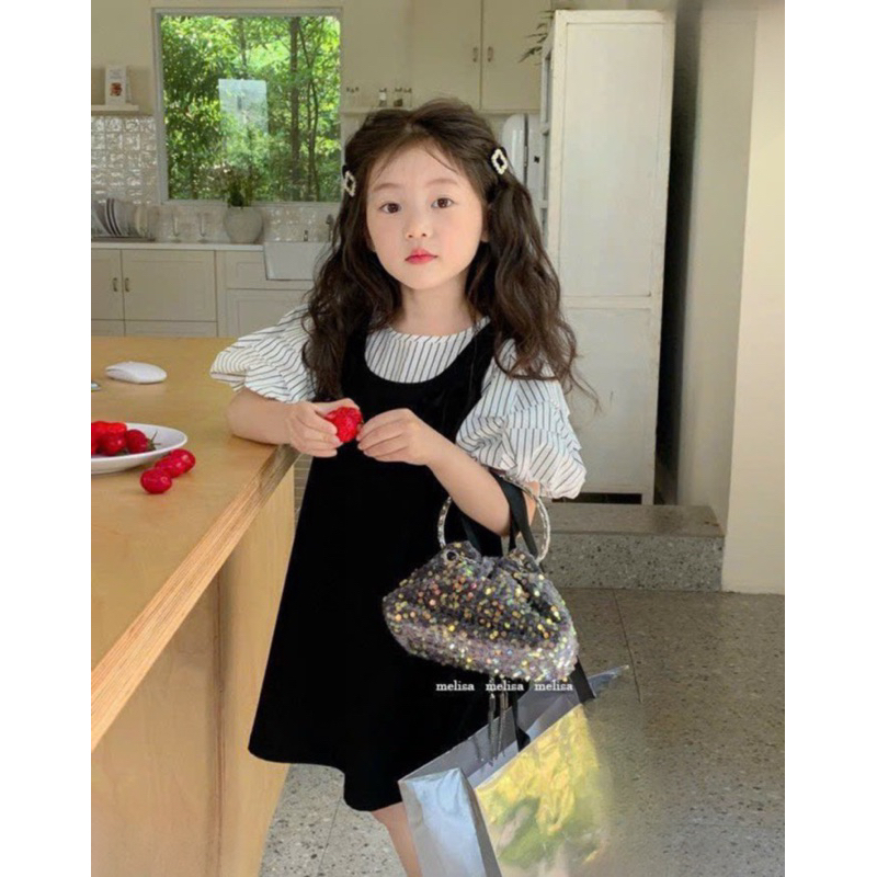 Váy xinh cho bé gái 12-38kg mộc baby store v232