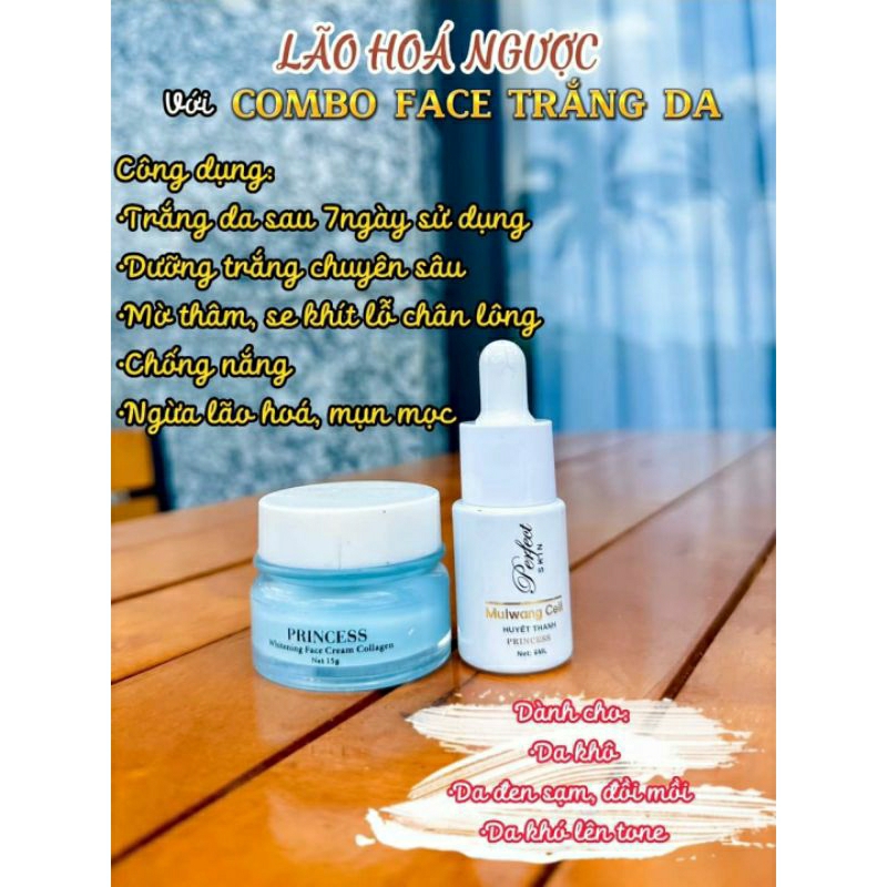 Serum huyết thanh và kem Princess